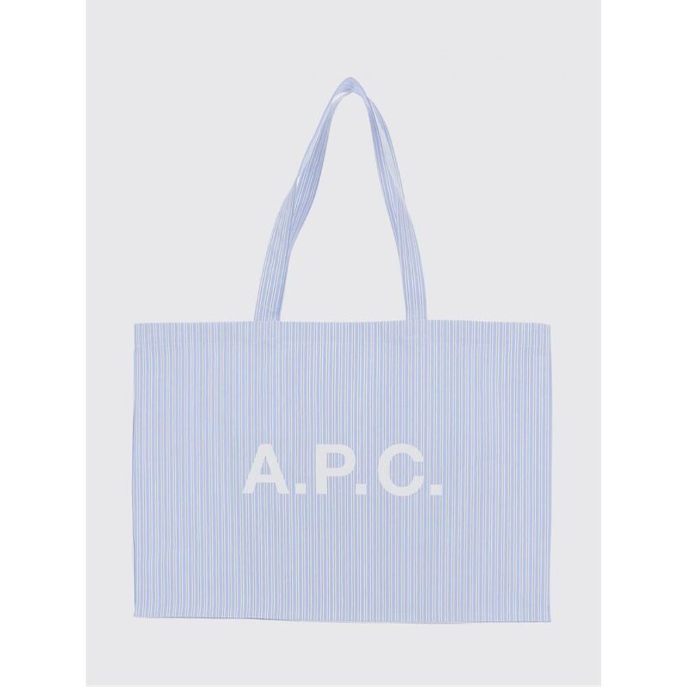 A.P.C. Shoulder Bag Men Gnawed Blue